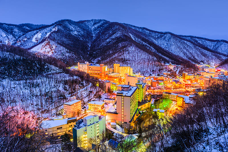登別温泉街