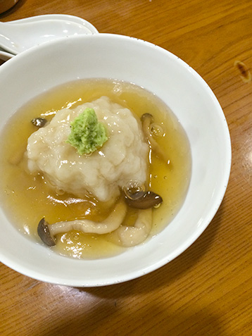 加賀料理の「はす蒸し」