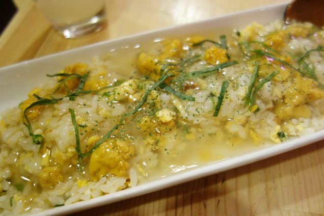 うにのあんかけチャーハン