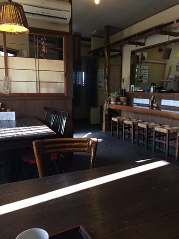 会津若松「喜平そば屋」の店内