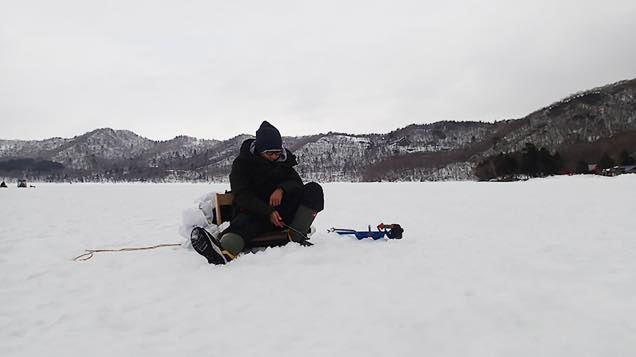 ワカサギ釣り