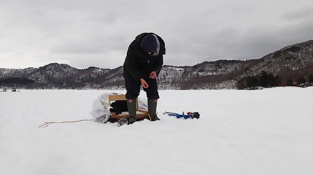 ワカサギ釣り