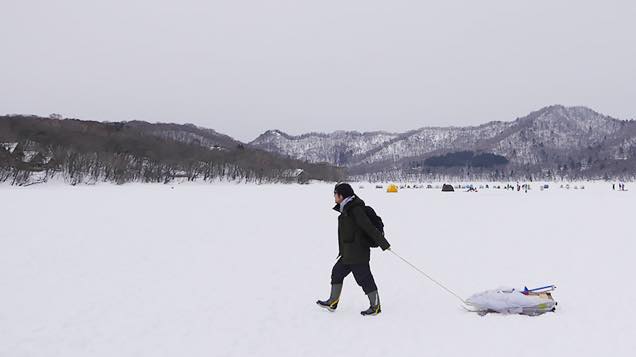 湖上へ
