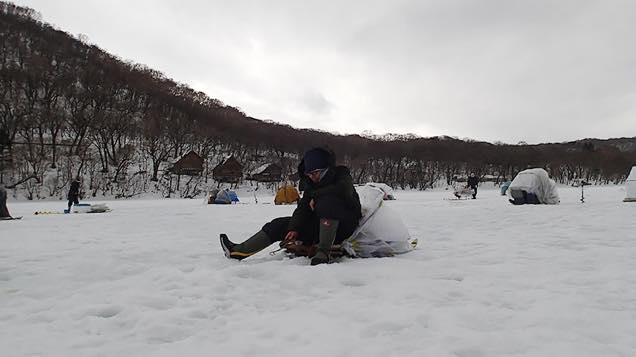 ワカサギ釣り