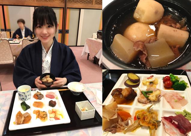 月岡ホテル夕食
