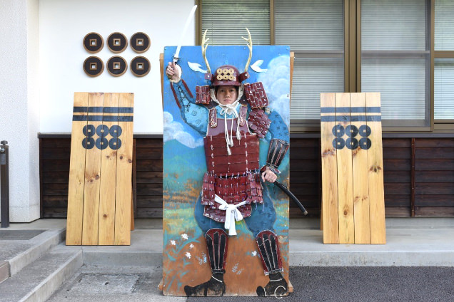 ゆきむら夢工房 顔ハメ看板