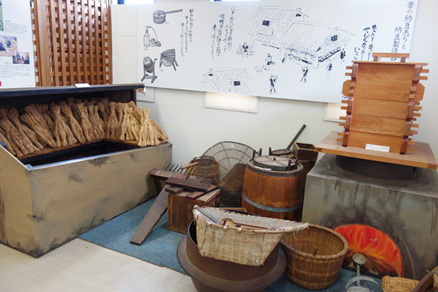 納豆展示館　納豆製造道具