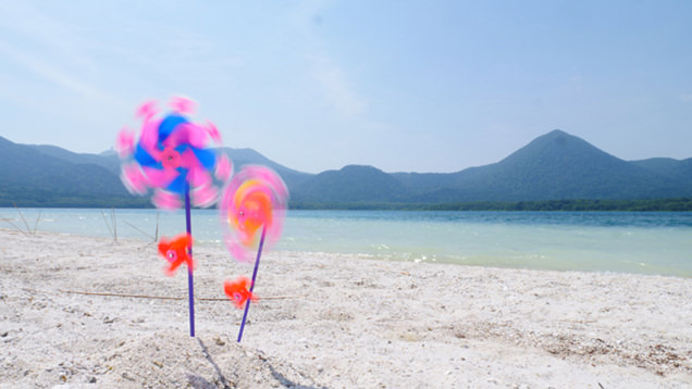 恐山　宇曽利湖