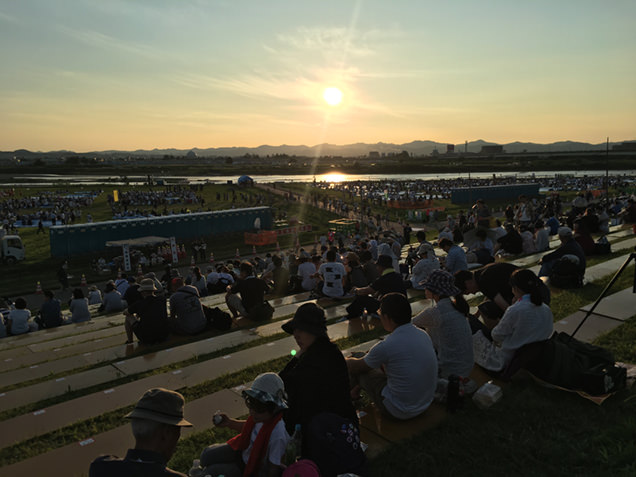 長岡花火会場