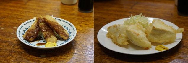 富士屋本店　ハムカツ・はんぺんチーズ揚げ