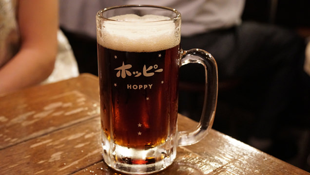 たつや駅前店　黒ホッピー