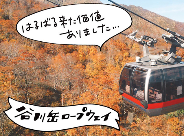 谷川岳ロープウェイからの風景