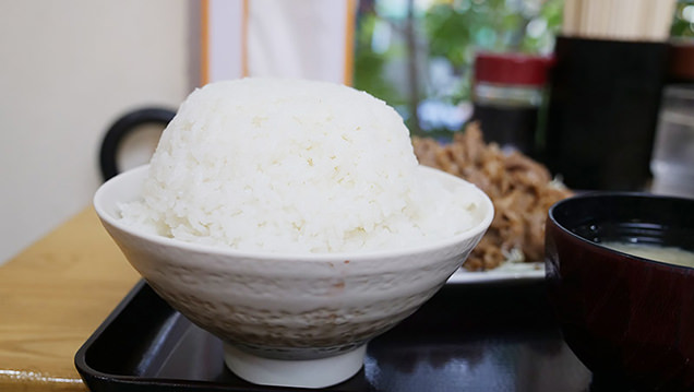 キッチンオトボケ　ジャンジャン焼定食大盛
