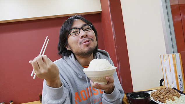 キッチンオトボケ　ジャンジャン焼定食大盛