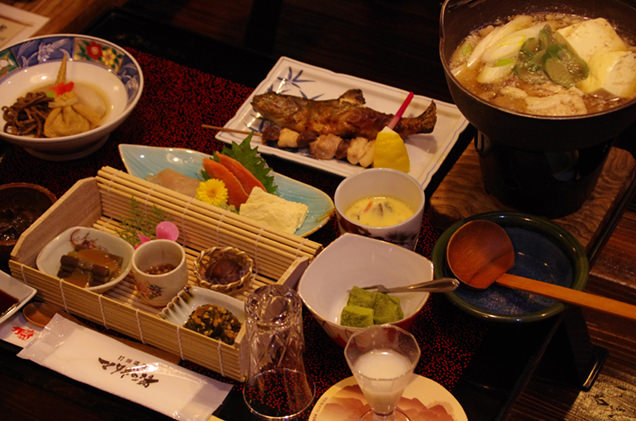 打当温泉マタギの湯　じゃんご料理