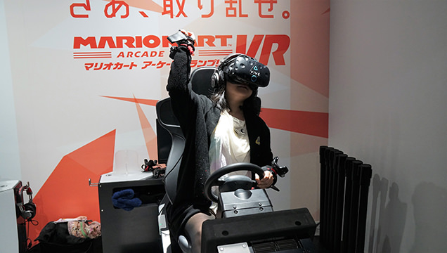 VR ZONE SHINJUKU　マリオカートアーケードグランプリVRを体験するライター