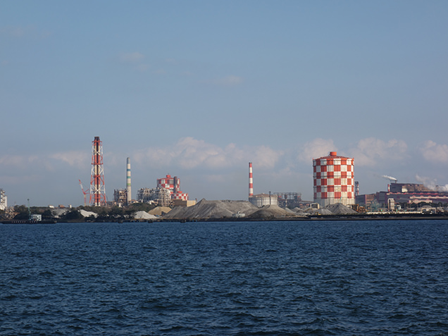 海芝浦駅からの風景