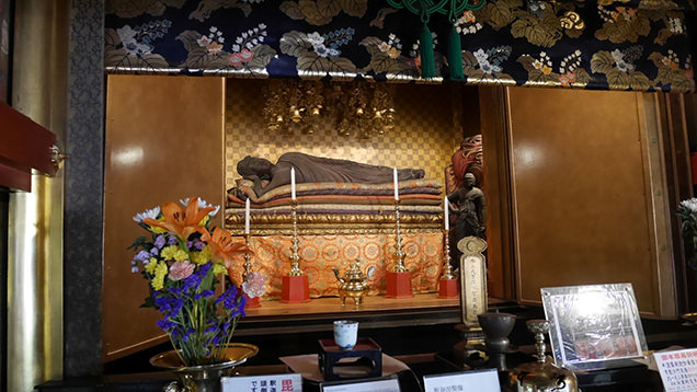 涅槃釈迦如来像（※通常は写真撮影不可）