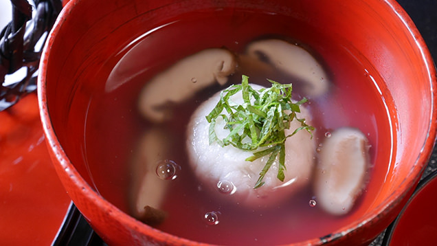 淵之坊　蒸し物「満月」