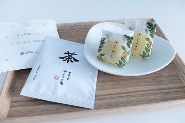 星野リゾート リゾナーレ熱海　お着き菓子
