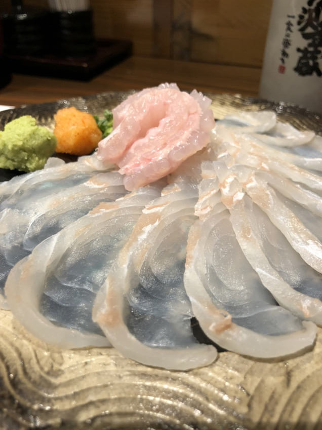 湯沢釜蔵の刺身