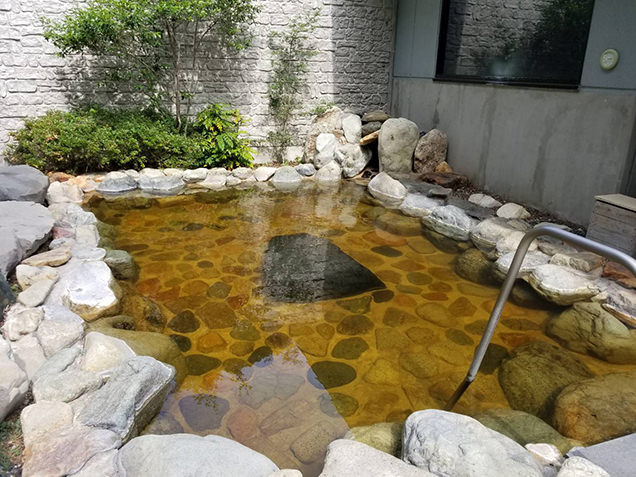 あかつきの湯の露天風呂