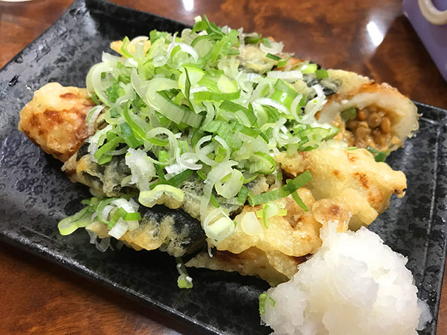 納豆ちくわ揚げ