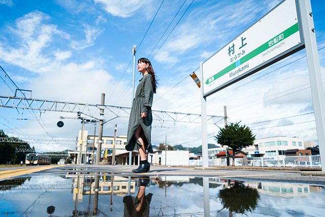 新潟　村上駅