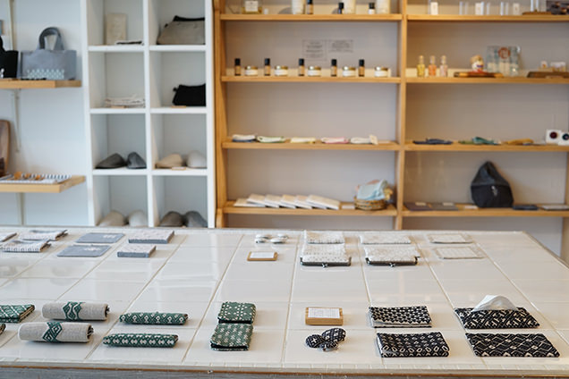 雑貨店「green」の店内