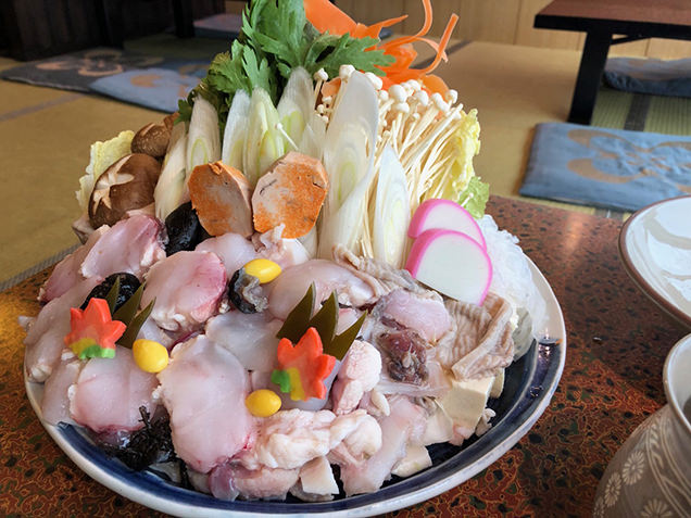 大洗駅　磯料理　山水　食事　あんこう鍋