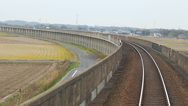鹿島臨海鉄道大洗鹿島線　車窓