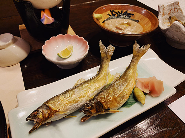 鮎の塩焼き