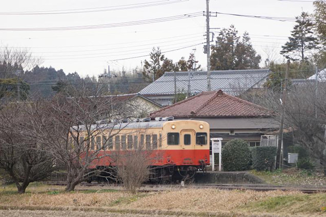 小湊鐵道 キハ200形気動車 上総鶴舞駅