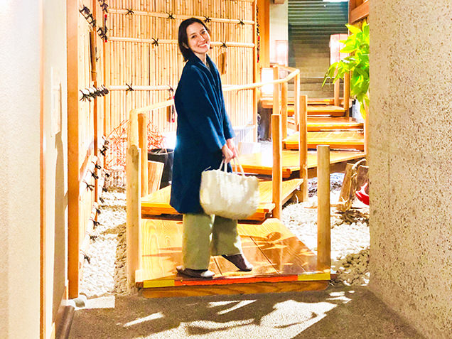 朝風呂へ