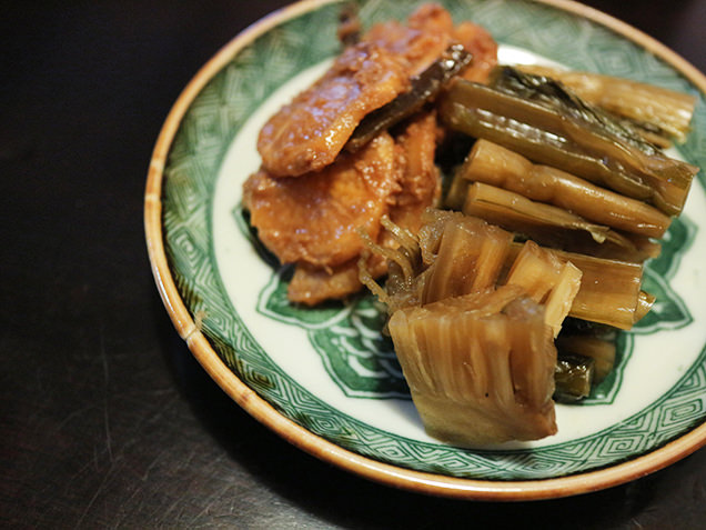 稲刻菜の漬物