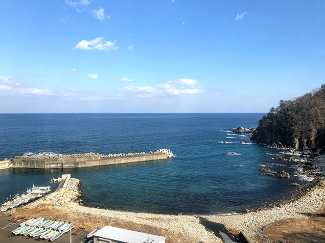 堀内駅近辺の海岸