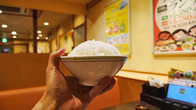 ご飯大盛り