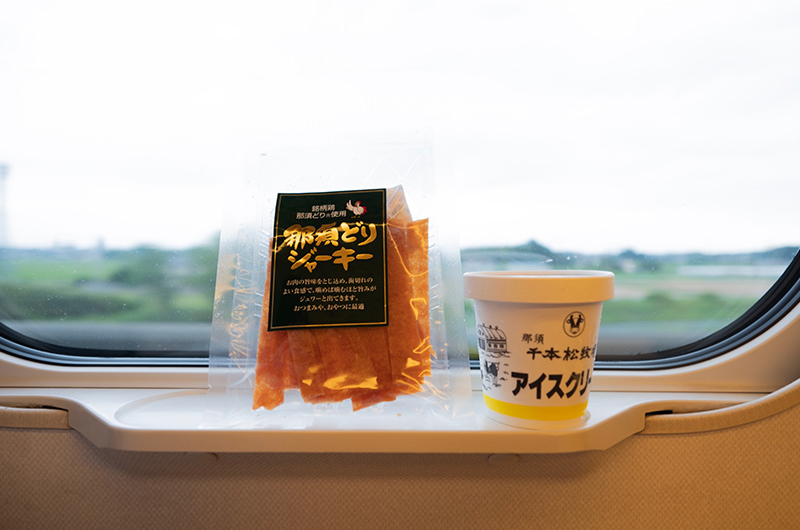 駅で買ったおやつ