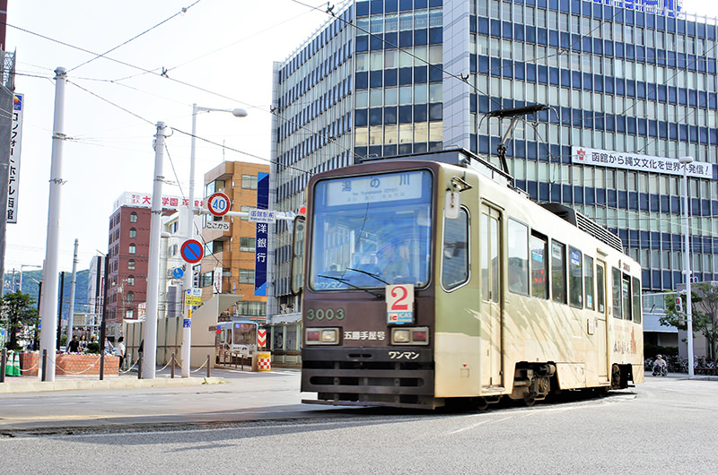 電停「函館駅前」