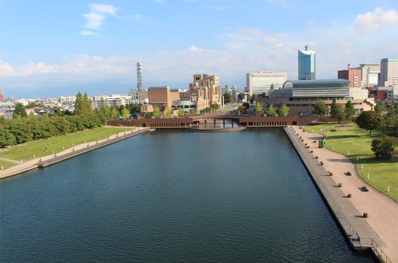 展望塔から見る環水公園