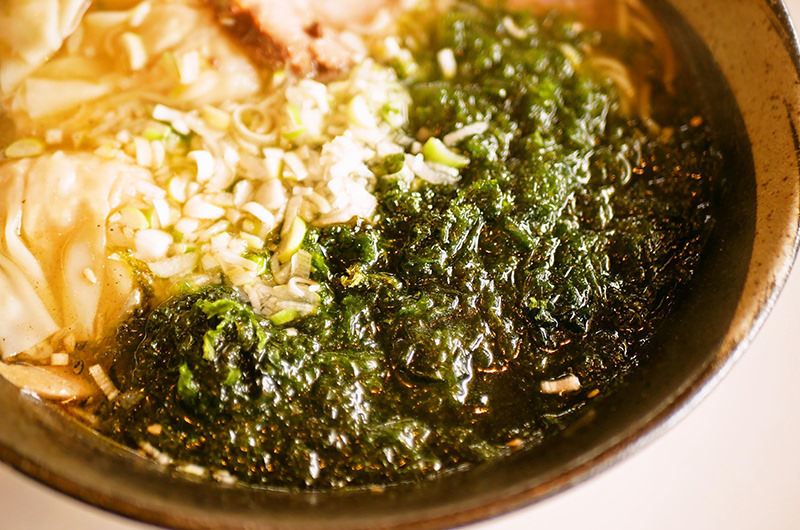 キンメ・エビのワンタン入り下田天然塩ラーメン