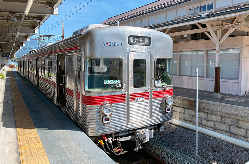 長野電鉄　信州中野駅