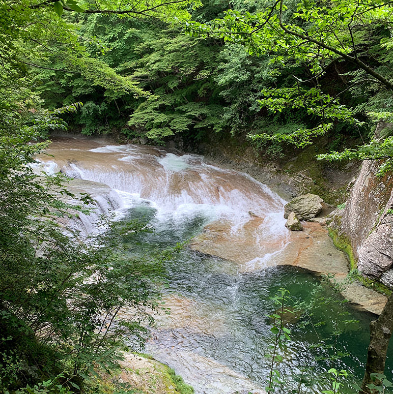 秋保大滝植物園 すだれ滝