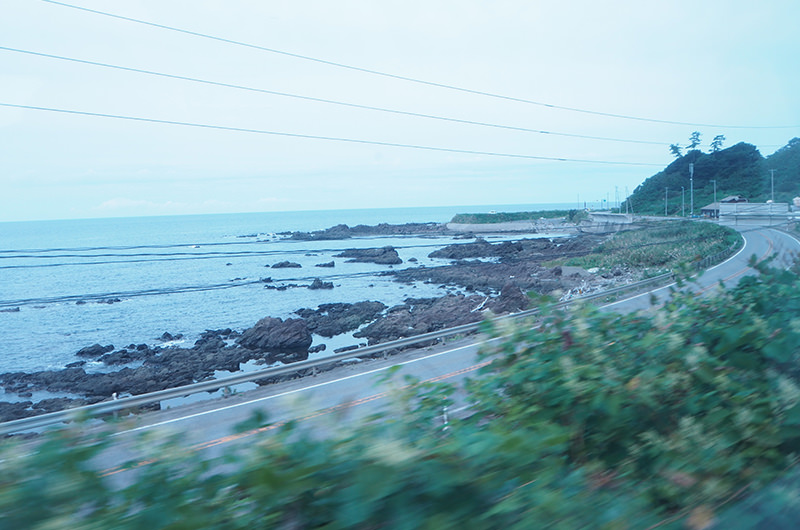 羽越本線　車窓