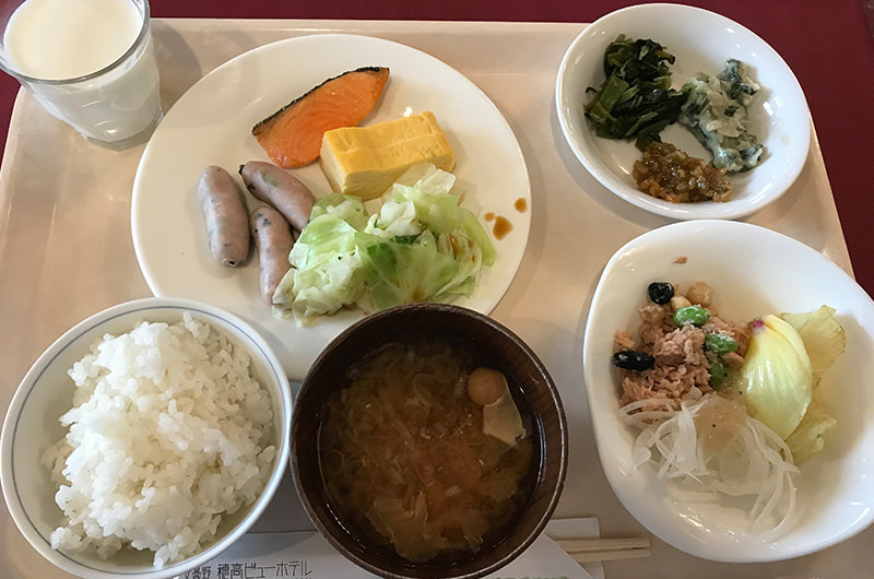 安曇野穂高ビューホテルの朝食