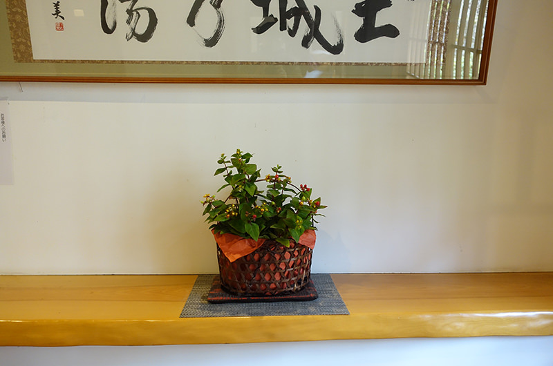 長寿館 飾られた花