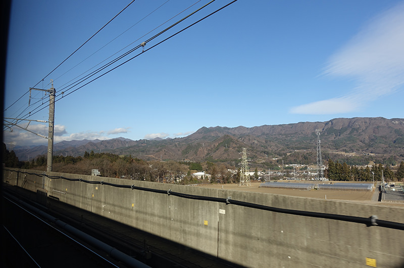 新幹線車窓