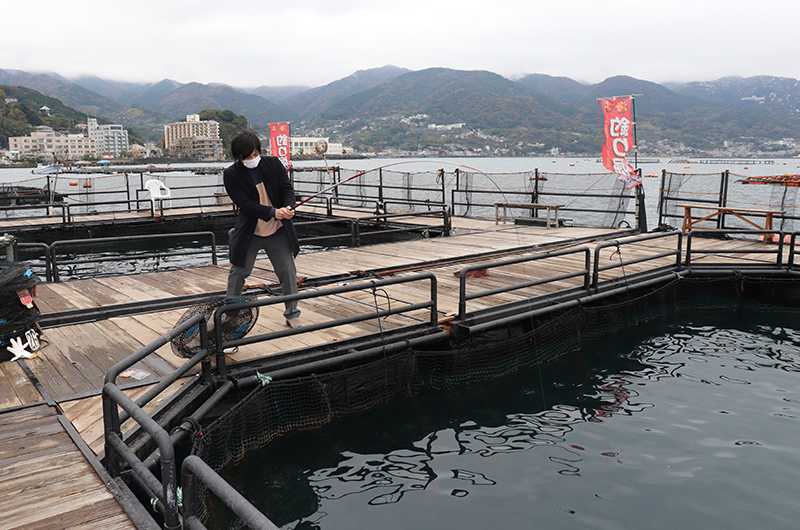 釣り中の筆者