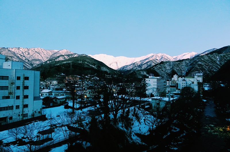 客室からの風景