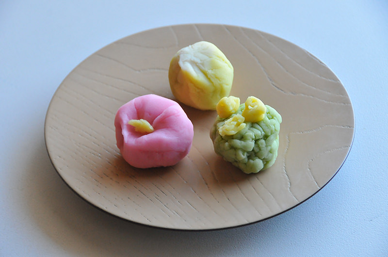 筆者の作った和菓子